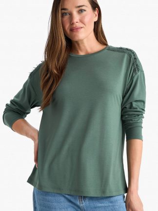 تی‌شرت آستین بلند زنانه دفکتو