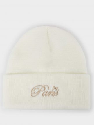 کلاه بافت زنانه بژ دفکتو