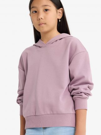 هودی دخترانه زرشکی دفکتو