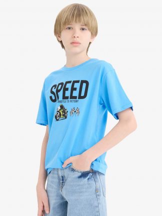 تی شرت پسرانه آبی دفکتو