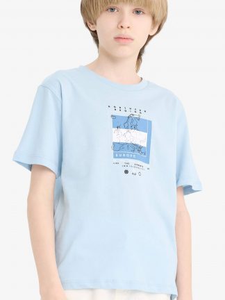 تی شرت پسرانه آبی روشن دفکتو