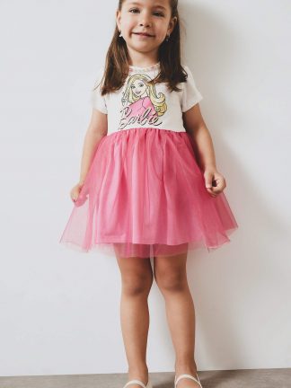 پیراهن نوزاد دختر بژ دفکتو