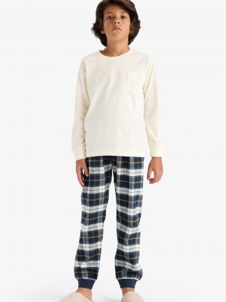 لباس راحتی پسرانه بژ دفکتو