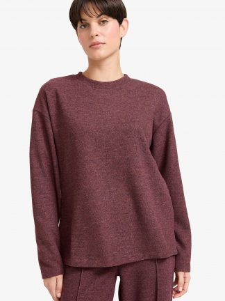 سویشرت زنانه زرشکی دفکتو