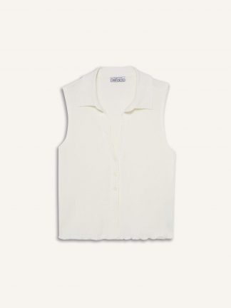 تاپ زنانه سفید دفکتو