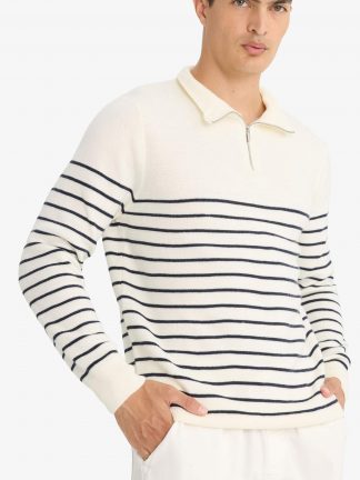 پلیور مردانه بژ دفکتو