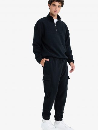 شلوار راحتی مردانه مشکی دفکتو