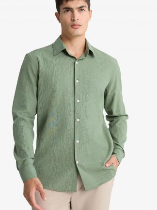 پیراهن آستین بلند مردانه دفکتو