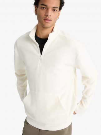 سویشرت مردانه بژ دفکتو