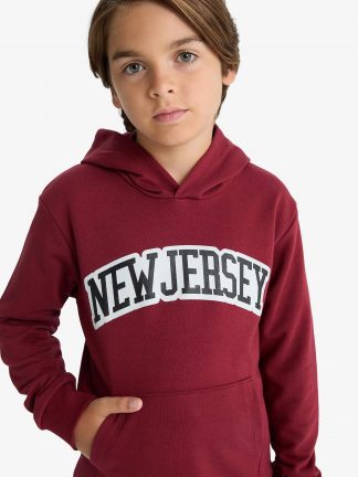 لباس راحتی پسرانه زرشکی دفکتو