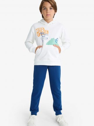 لباس راحتی پسرانه سفید دفکتو