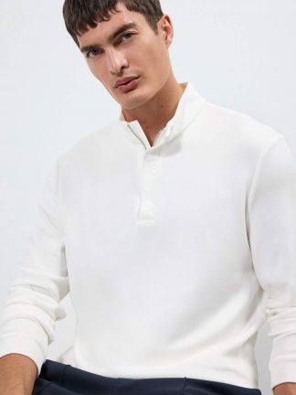 سویشرت مردانه سفید دفکتو