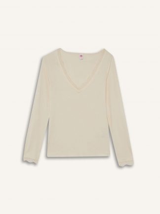 بلوز زنانه بژ دفکتو