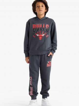 شلوار راحتی پسرانه خاکستری تیره دفکتو