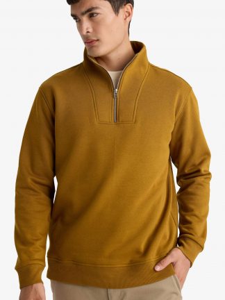 سویشرت مردانه قهوه ای دفکتو