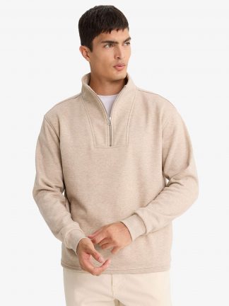 سویشرت مردانه بژ دفکتو