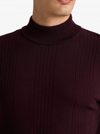 پلیور مردانه زرشکی دفکتو