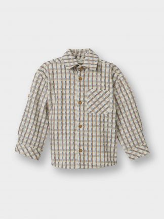 پیراهن نوزاد پسر بژ دفکتو