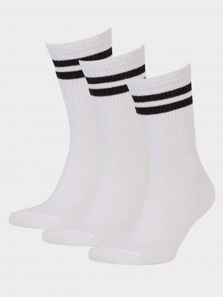 جوراب مردانه سفید دفکتو