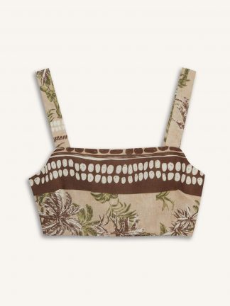 لباس ساحلی زنانه خاکی دفکتو