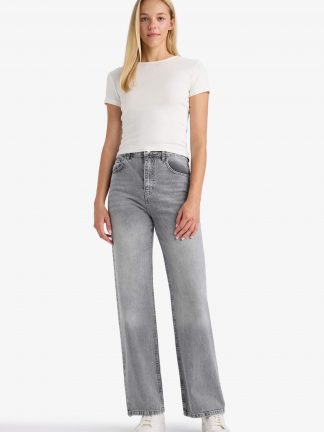 شلوار جین وایدلگ زنانه دفکتو