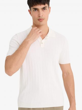 پولوشرت مردانه بژ دفکتو