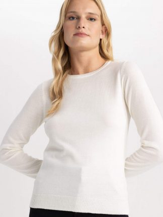 پلیور زنانه بژ دفکتو