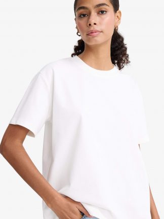 تیشرت زنانه بژ دفکتو