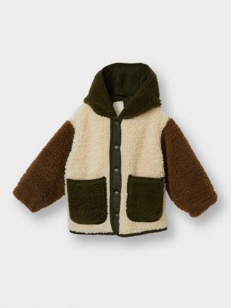 ژاکت نوزاد پسر بژ دفکتو