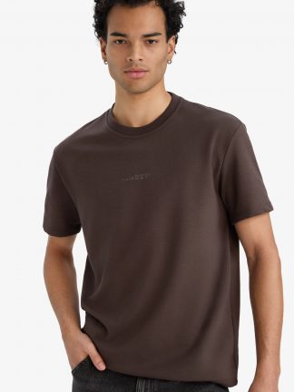 تی شرت مردانه قهوه ای دفکتو