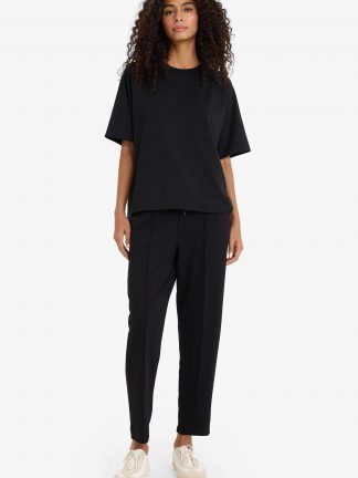 شلوار راحتی زنانه مشکی دفکتو