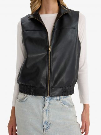 کاپشن زنانه مشکی دفکتو