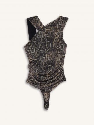 بادی زنانه قهوه ای دفکتو