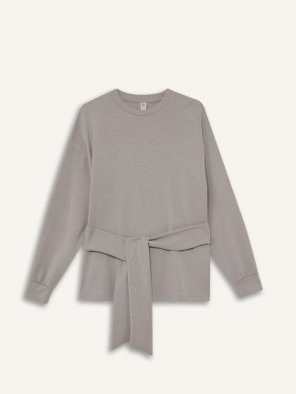 سویشرت زنانه بژ دفکتو