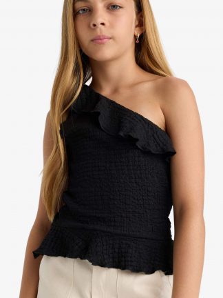 تاپ دخترانه مشکی دفکتو