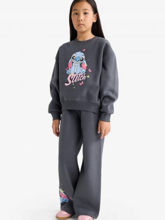 لباس راحتی دخترانه خاکستری تیره دفکتو