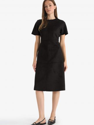 پیراهن زنانه مشکی دفکتو