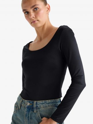 بادی زنانه مشکی دفکتو