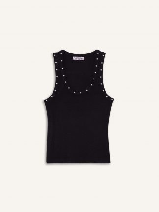 تاپ زنانه مشکی دفکتو