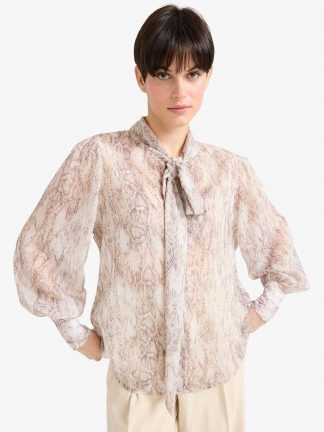 بلوز زنانه بژ دفکتو