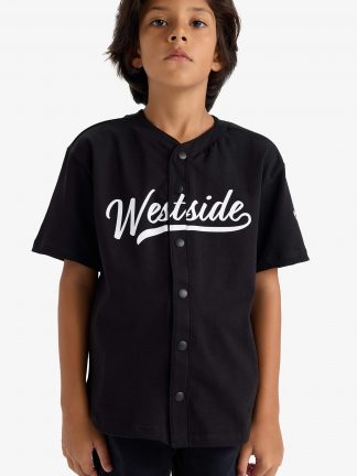 تی شرت پسرانه مشکی دفکتو