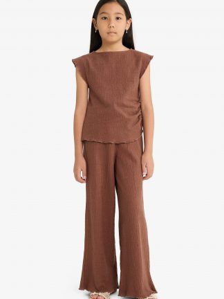 لباس راحتی دخترانه قهوه ای دفکتو