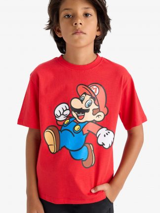 تی شرت پسرانه قرمز دفکتو