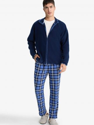 شلوار راحتی مردانه آبی دفکتو