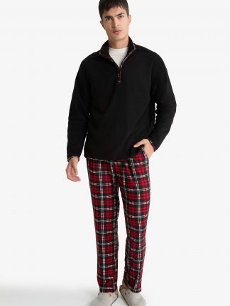 شلوار راحتی مردانه مشکی دفکتو