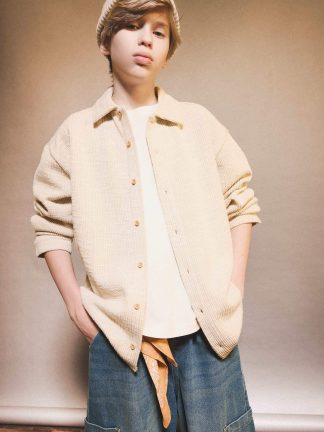 پیراهن پسرانه بژ دفکتو