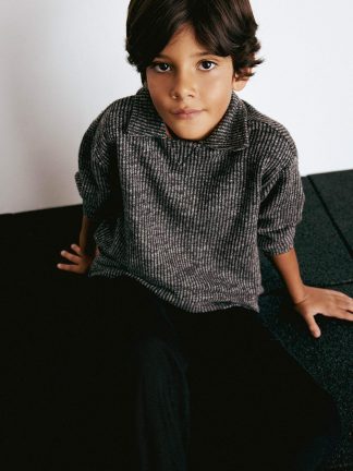 سویشرت پسرانه خاکستری تیره دفکتو