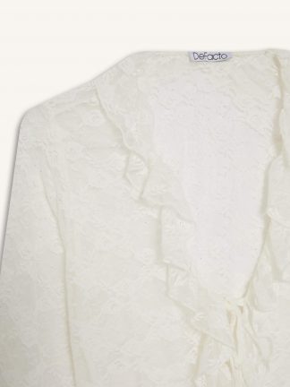 بلوز زنانه سفید دفکتو