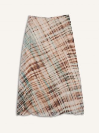 دامن میدی زنانه بژ دفکتو