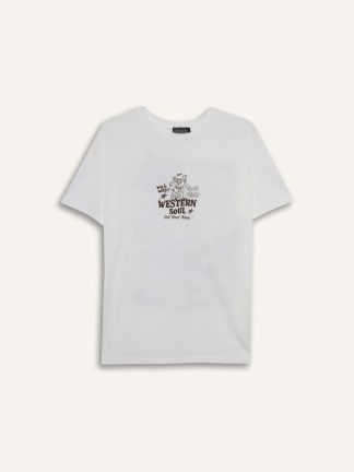 تیشرت زنانه سفید دفکتو